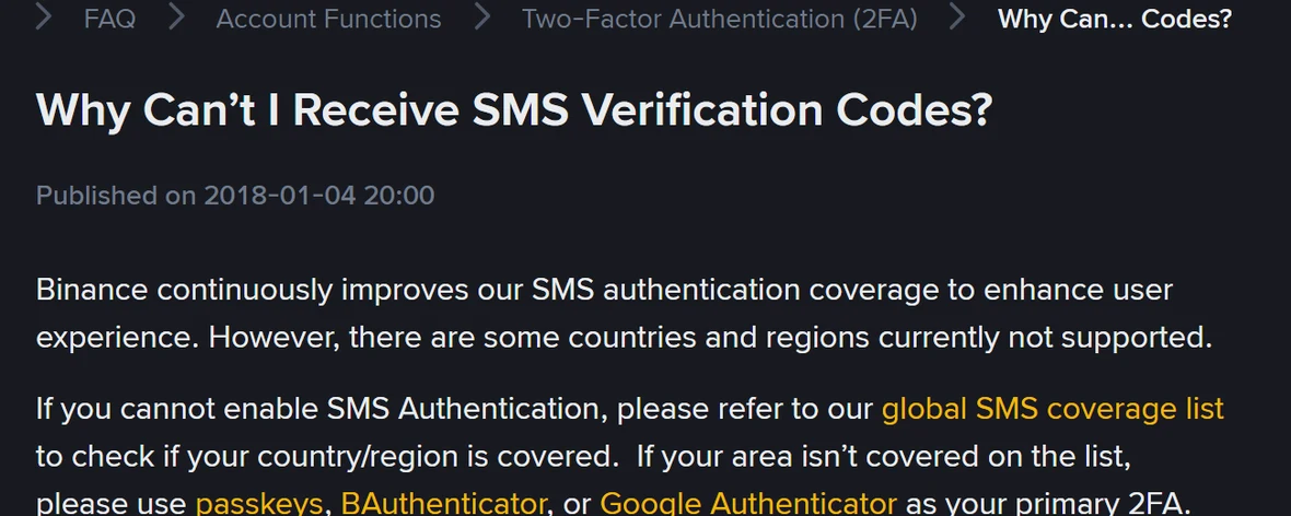Binance ভেরিফিকেশন কোড আসছে না? SMS ও ইমেইল কোডের সমাধান