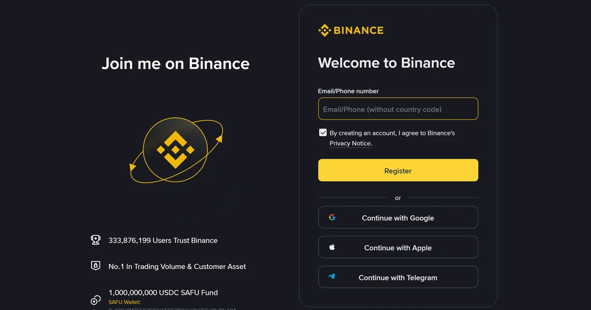 Binance অ্যাকাউন্ট খোলার পুরো ধাপ: রেফারেল কোড কোথায় বসে আর কেন পরে বদলানো যায় না