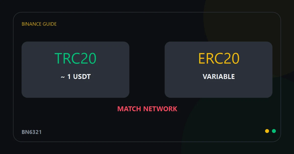 USDT 選 TRC20 還是 ERC20？網路相容性、動態費用與轉錯風險